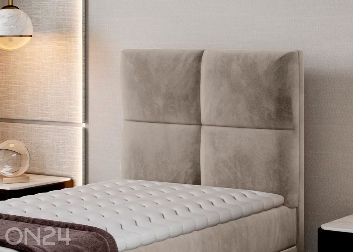 Pesukastiga kontinentaalvoodi 90x200 cm suurendatud