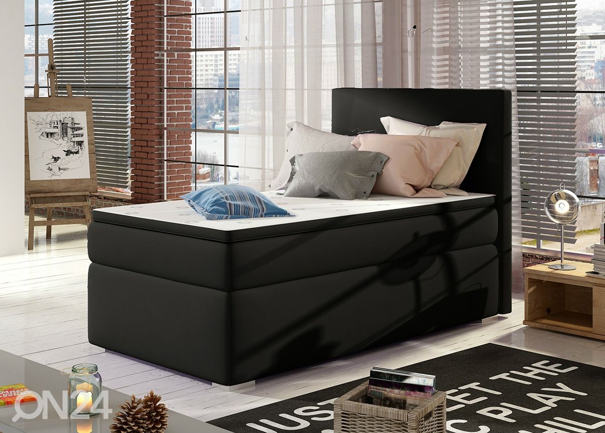 Pesukastiga kontinentaalvoodi 90x200 cm suurendatud