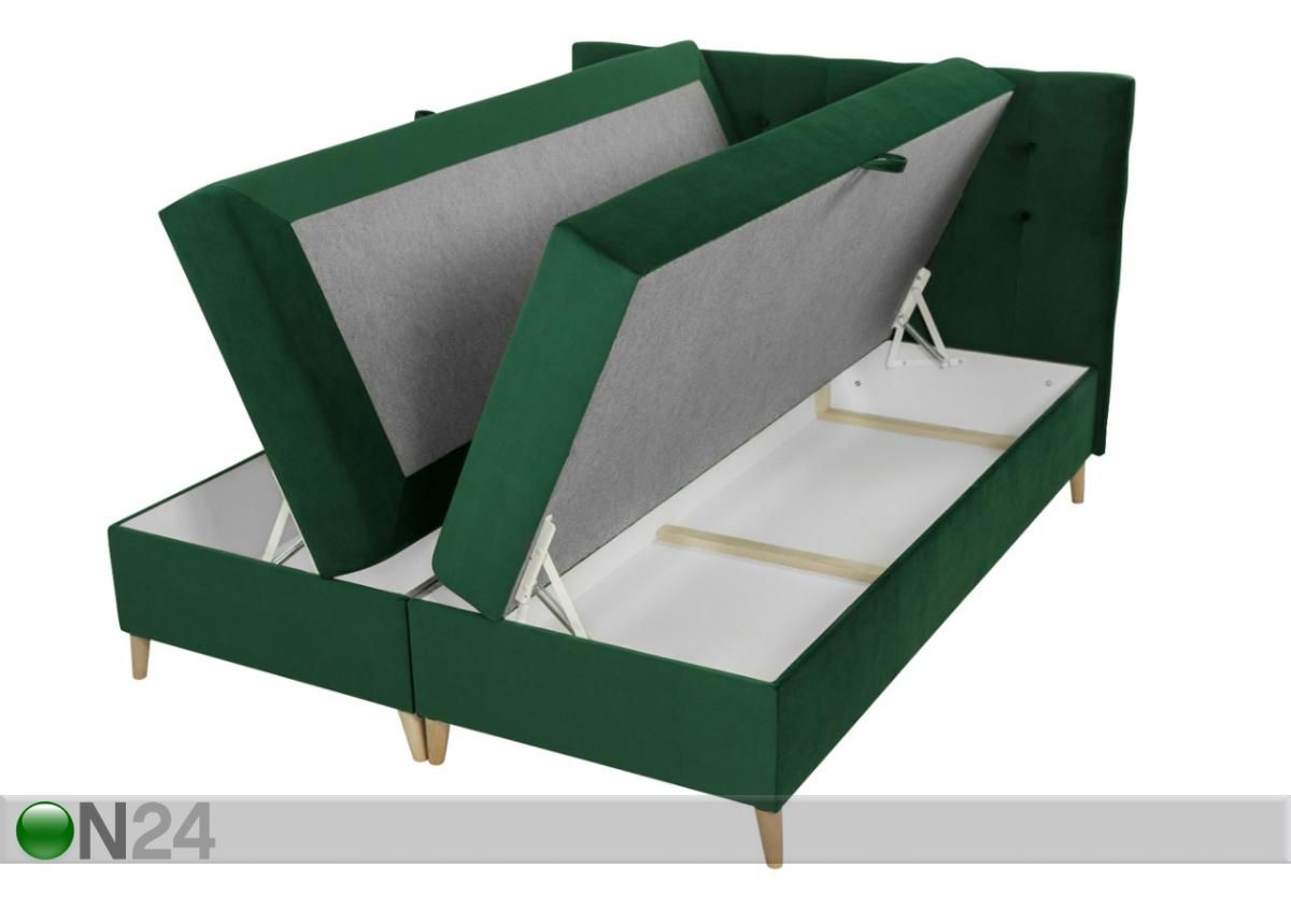 Pesukastiga kontinentaalvoodi Avanti 180x200 cm suurendatud