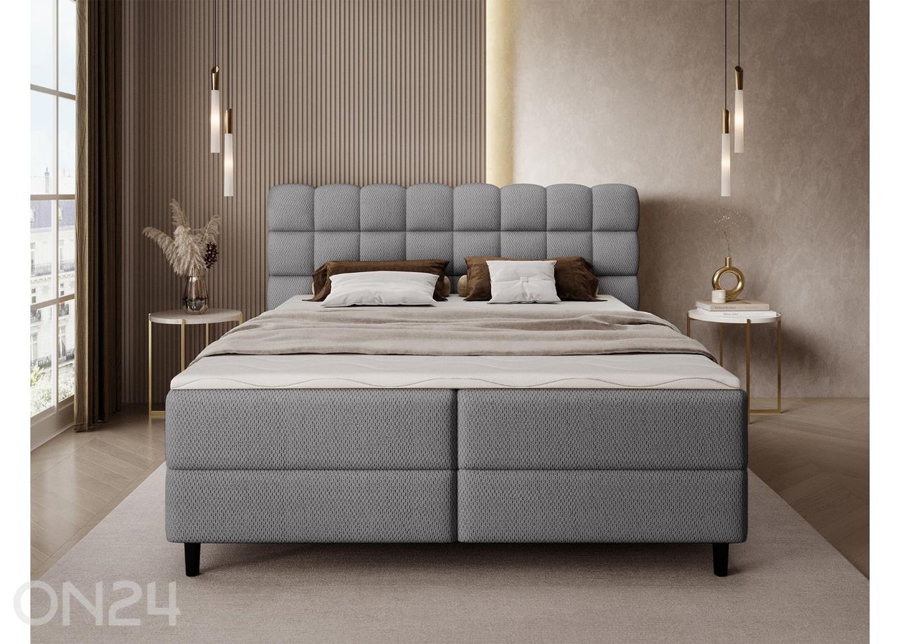 Pesukastiga kontinentaalvoodi Camma 140x200 cm suurendatud