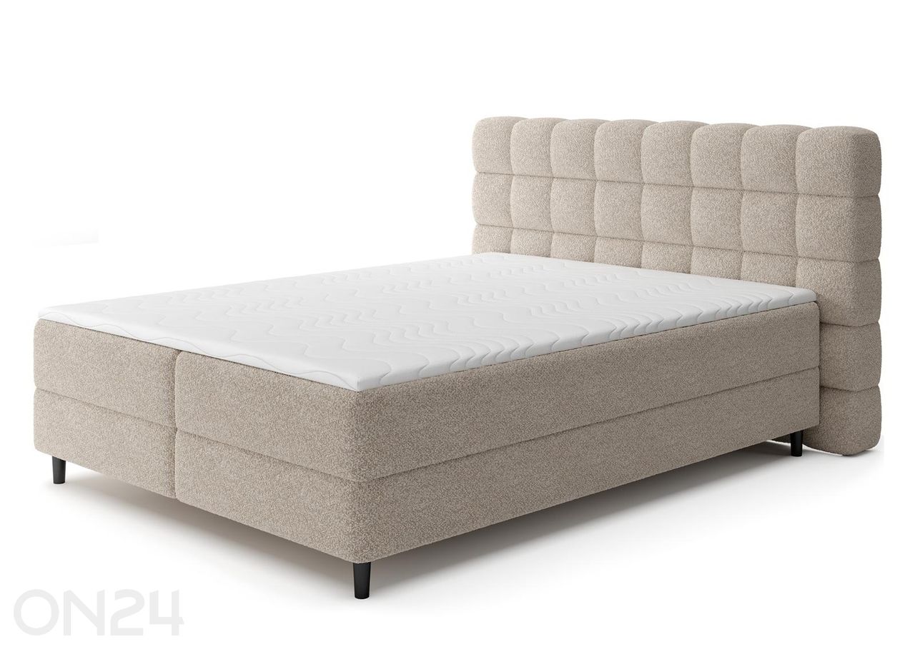 Pesukastiga kontinentaalvoodi Camma 140x200 cm suurendatud