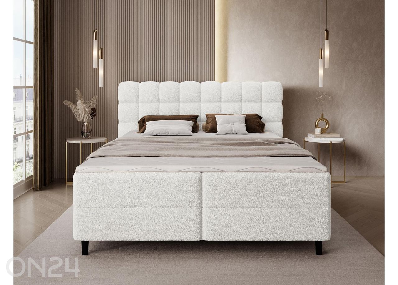 Pesukastiga kontinentaalvoodi Camma 160x200 cm suurendatud