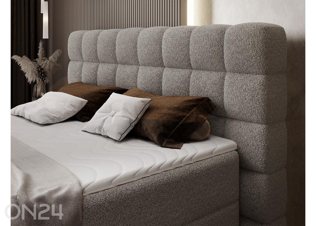 Pesukastiga kontinentaalvoodi Camma 180x200 cm suurendatud