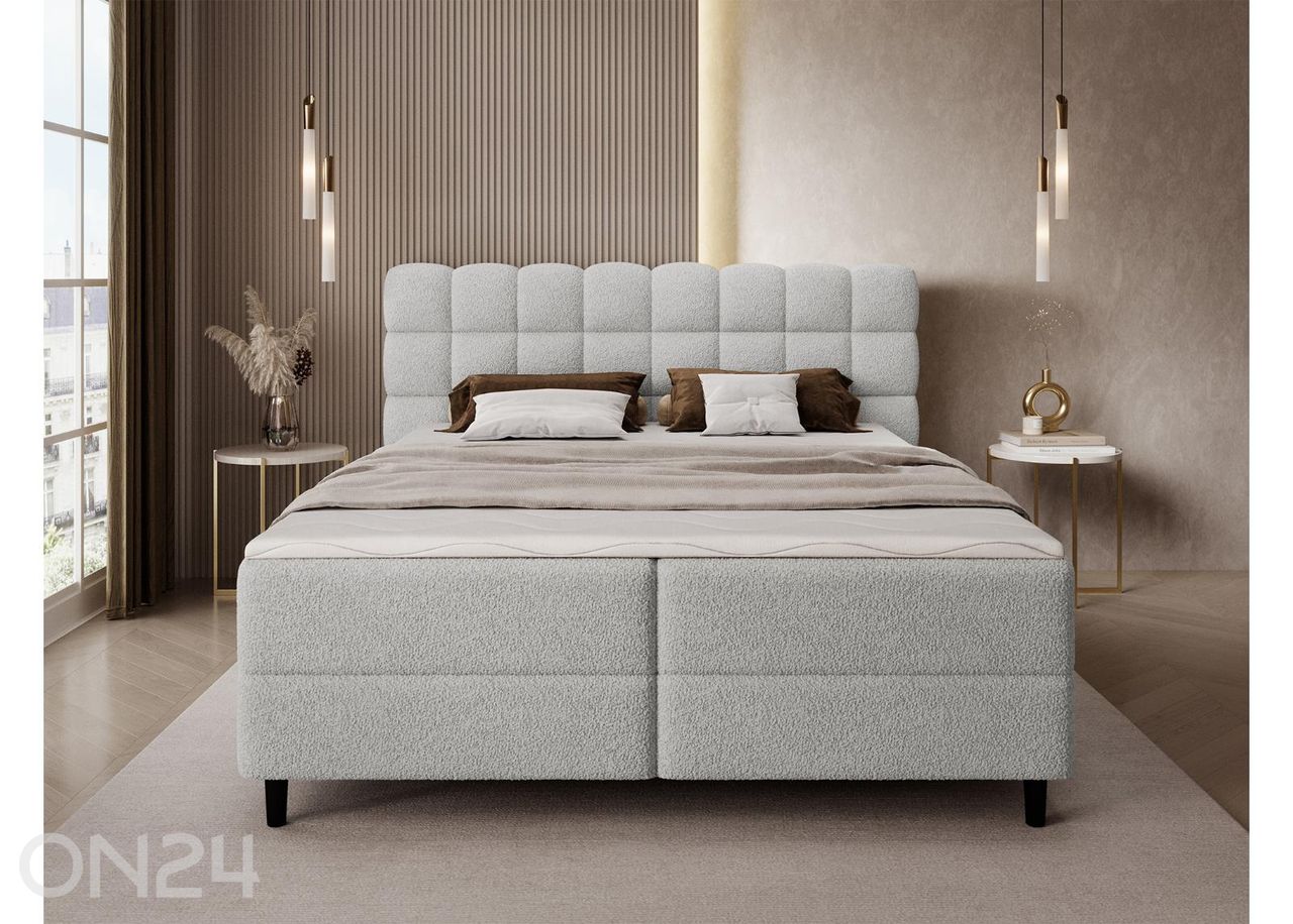 Pesukastiga kontinentaalvoodi Camma 180x200 cm suurendatud