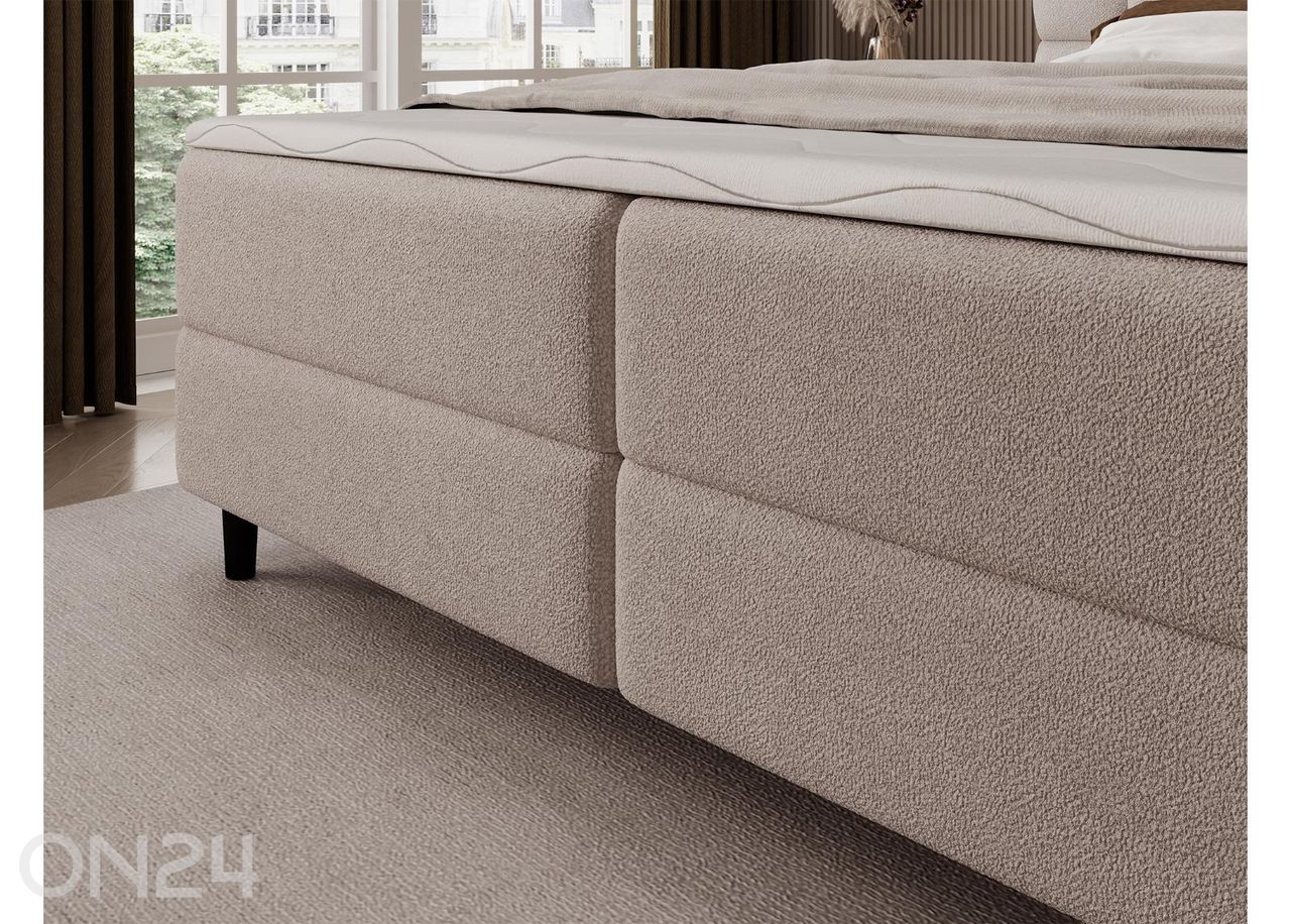 Pesukastiga kontinentaalvoodi Camma 180x200 cm suurendatud