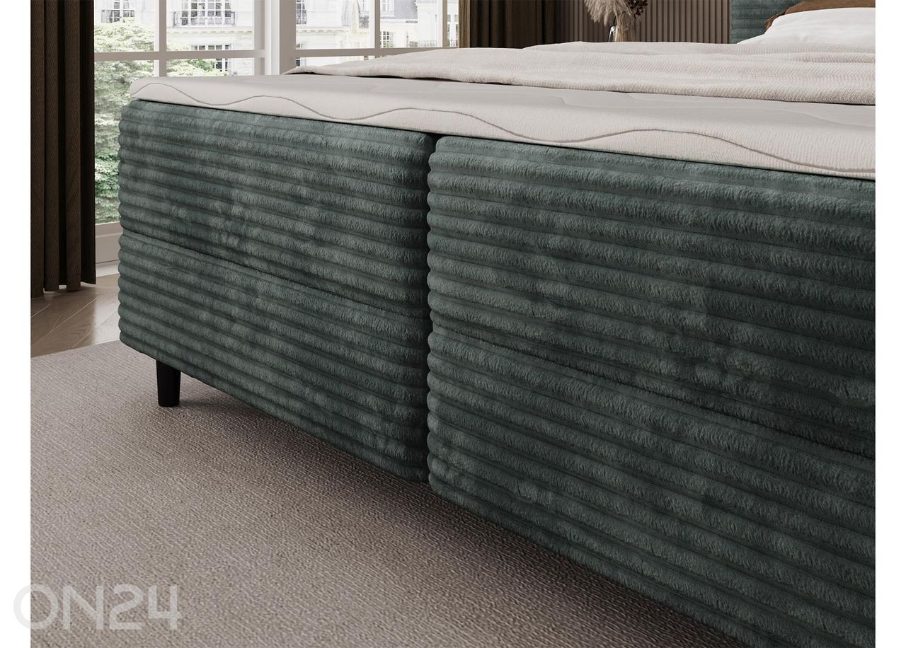 Pesukastiga kontinentaalvoodi Cortiko 140x200 cm suurendatud