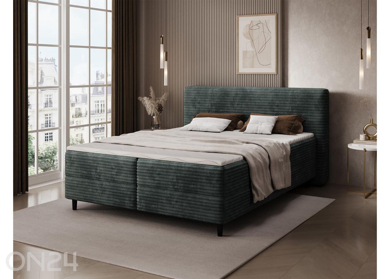 Pesukastiga kontinentaalvoodi Cortiko 160x200 cm suurendatud