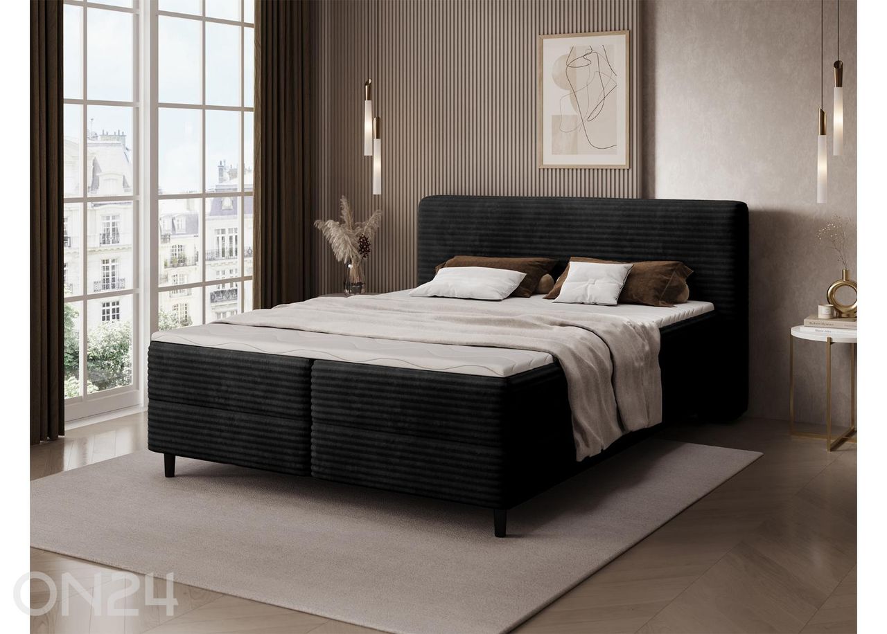 Pesukastiga kontinentaalvoodi Cortiko 180x200 cm suurendatud