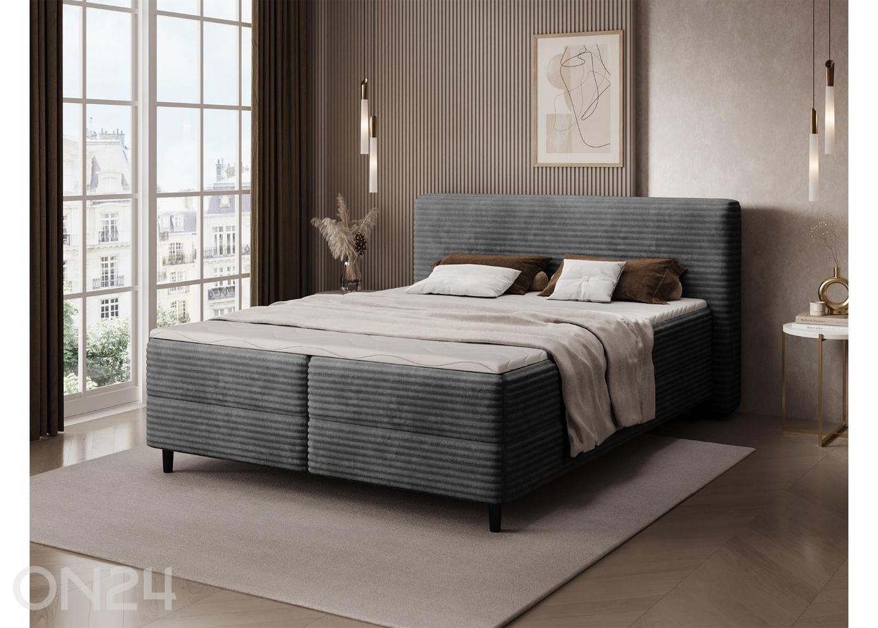 Pesukastiga kontinentaalvoodi Cortiko 180x200 cm suurendatud