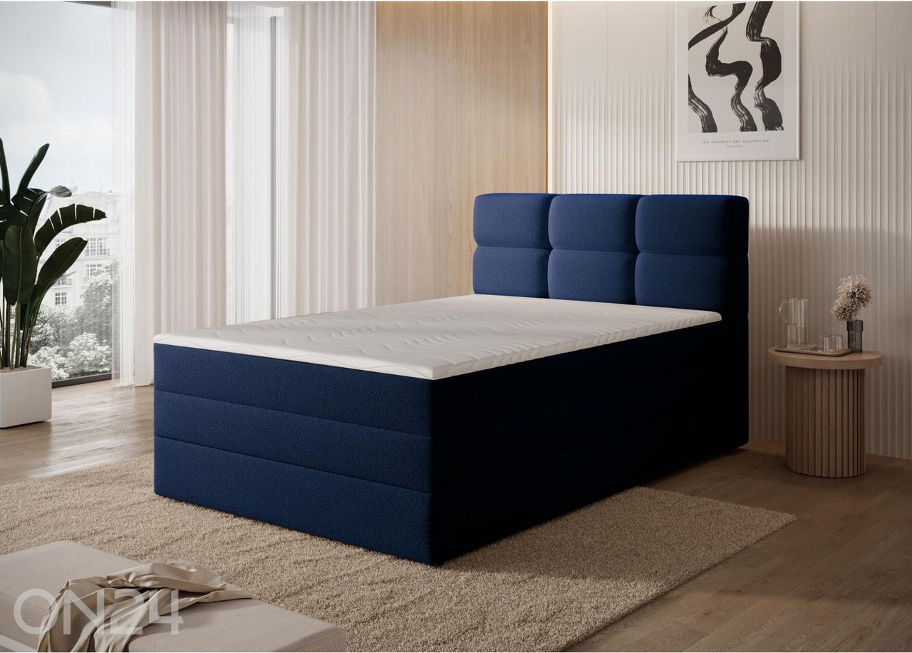 Pesukastiga kontinentaalvoodi Kasped 120x200 cm suurendatud