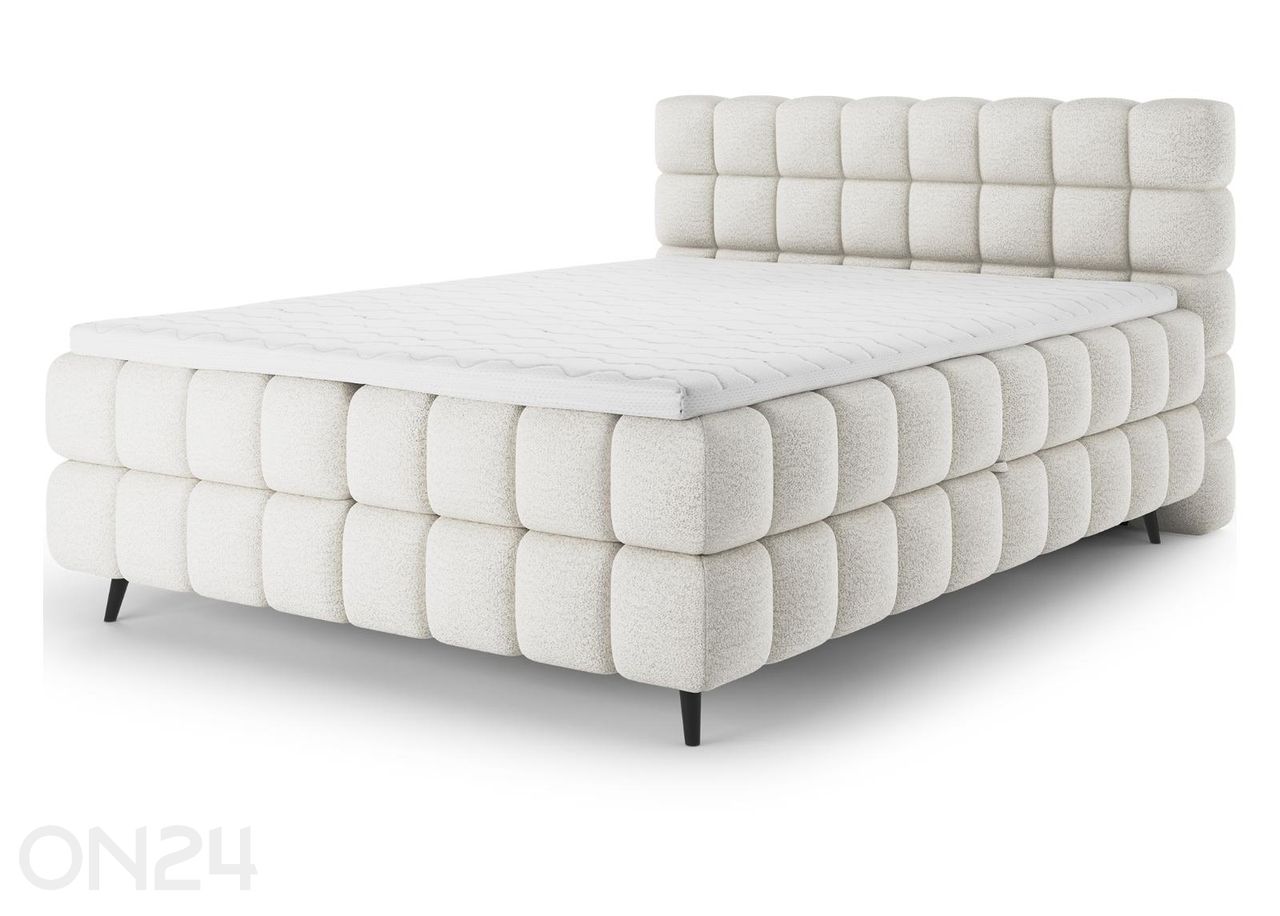 Pesukastiga kontinentaalvoodi Sabeno 140x200 cm suurendatud