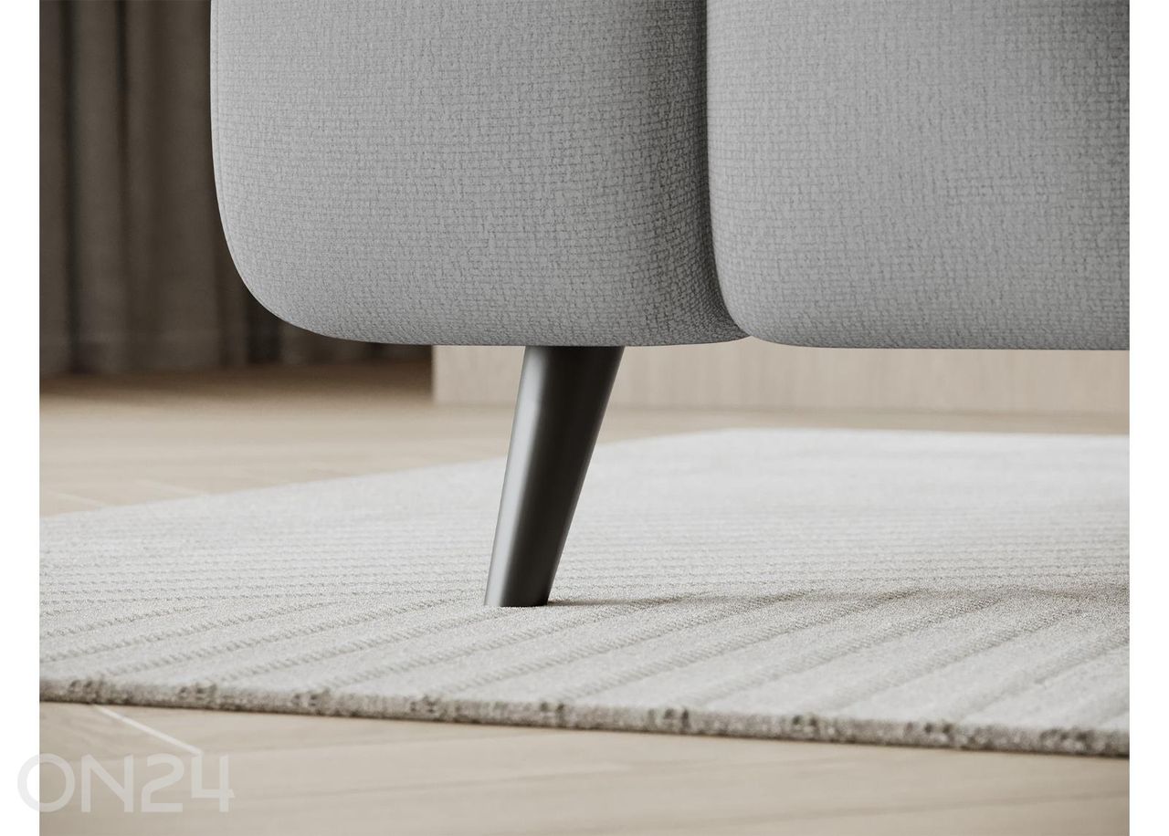 Pesukastiga kontinentaalvoodi Sabeno 140x200 cm suurendatud