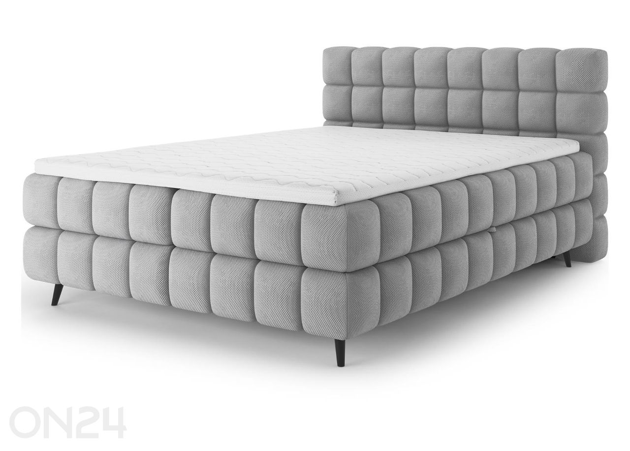 Pesukastiga kontinentaalvoodi Sabeno 160x200 cm suurendatud