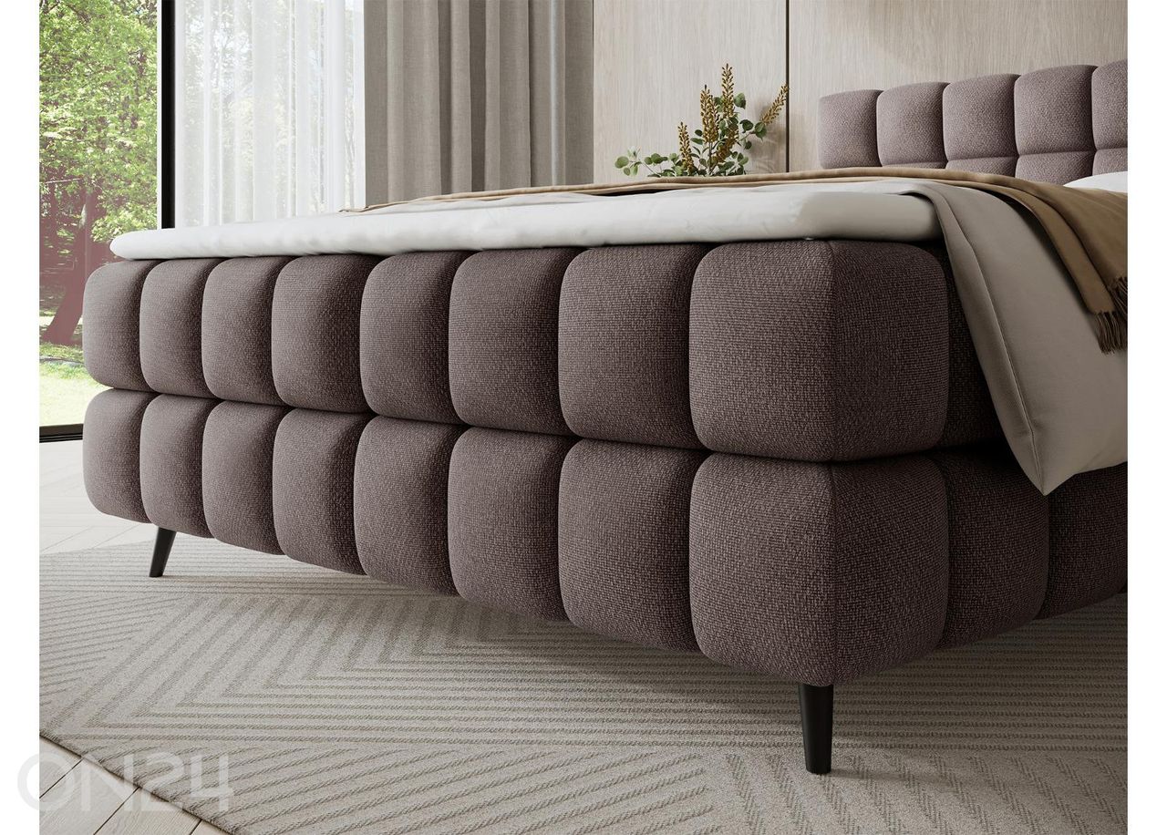 Pesukastiga kontinentaalvoodi Sabeno 180x200 cm suurendatud