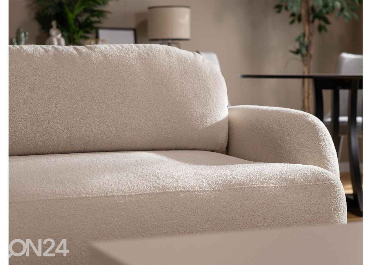 Pesukastiga nurgadiivanvoodi suurendatud