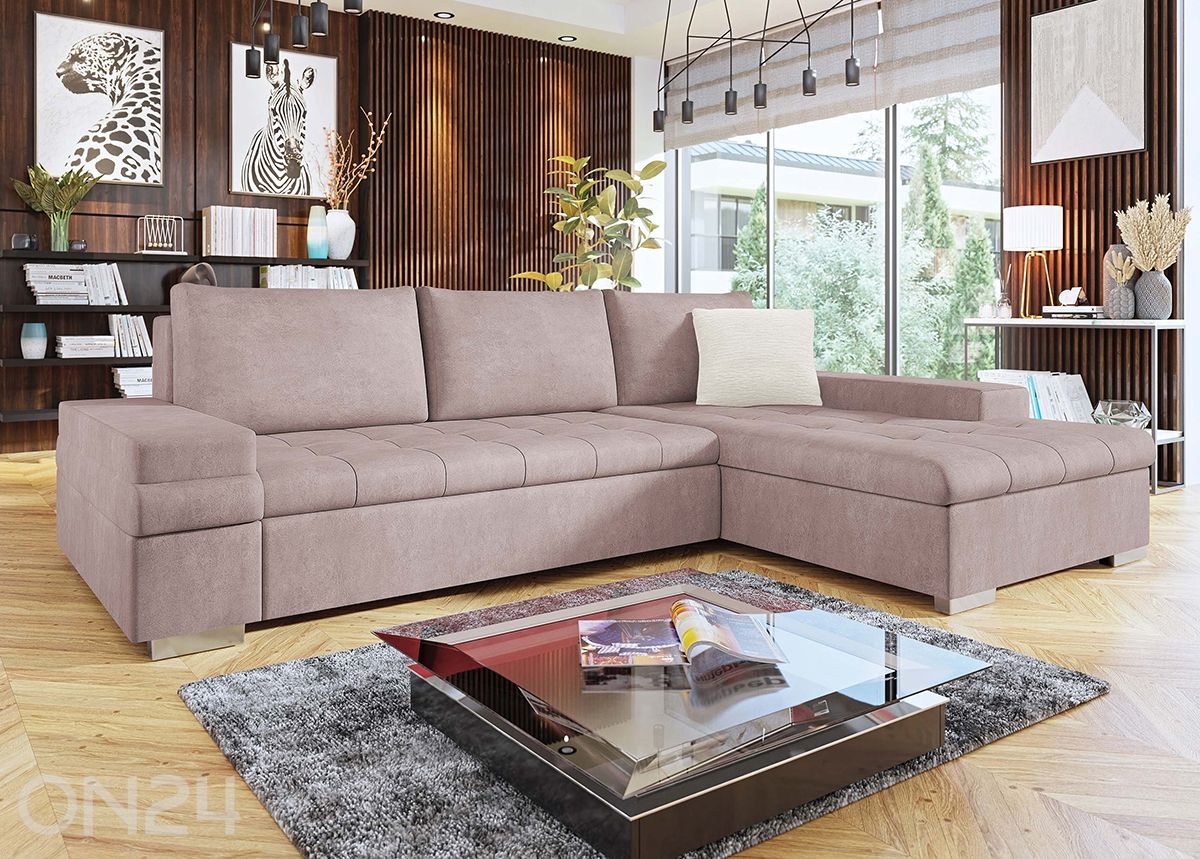 Pesukastiga nurgadiivanvoodi Firenze suurendatud