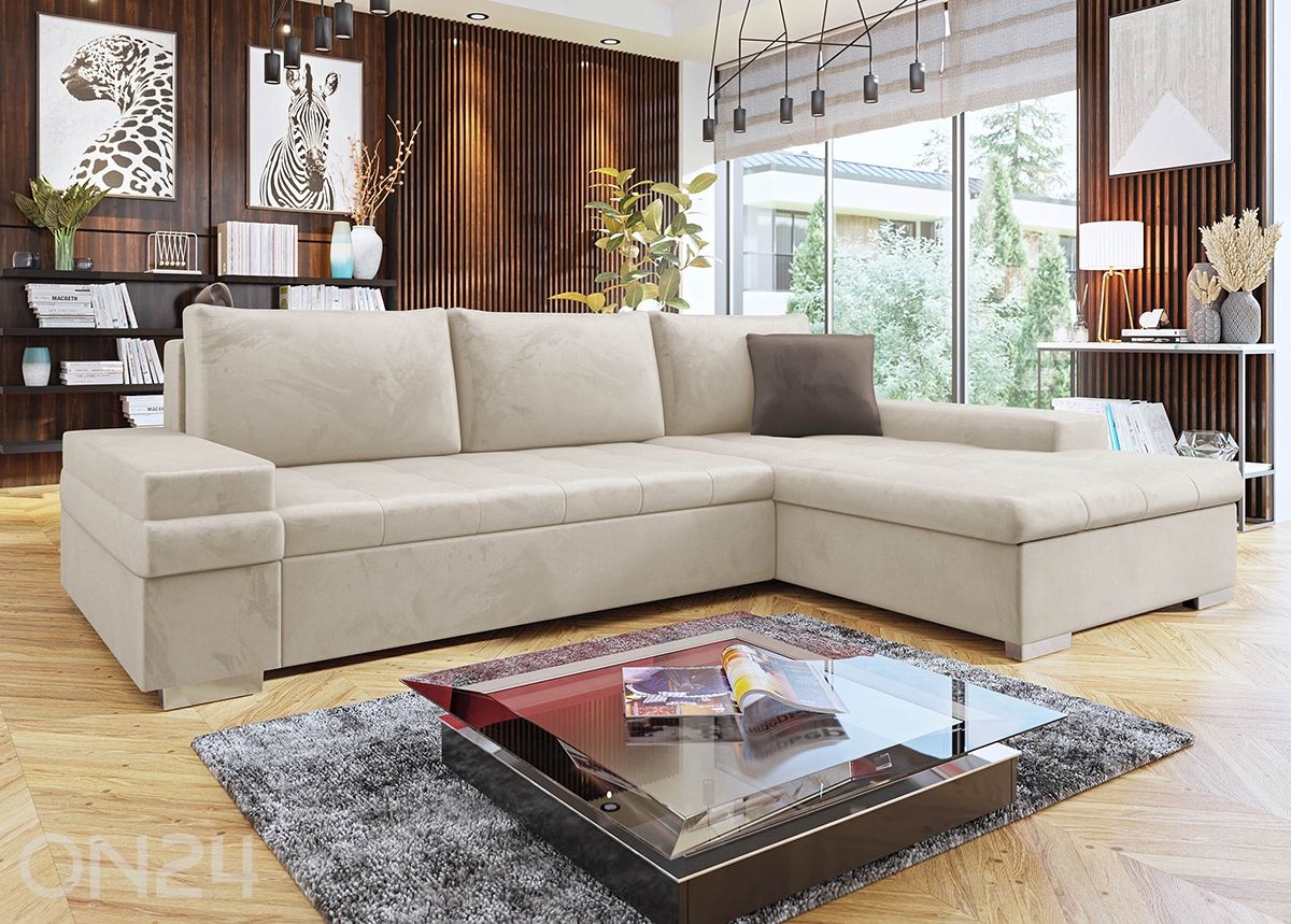 Pesukastiga nurgadiivanvoodi Firenze suurendatud