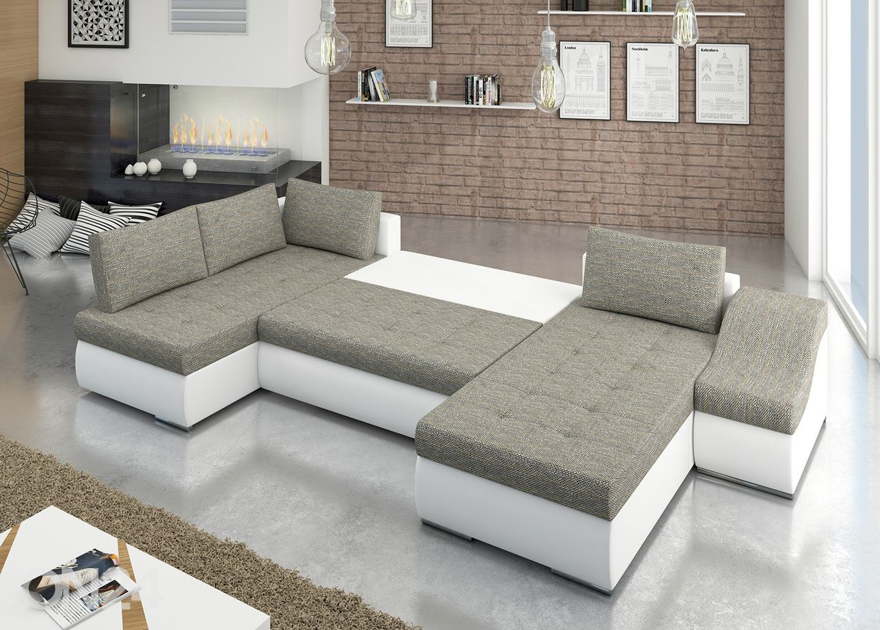 Pesukastiga nurgadiivanvoodi Giovanni suurendatud