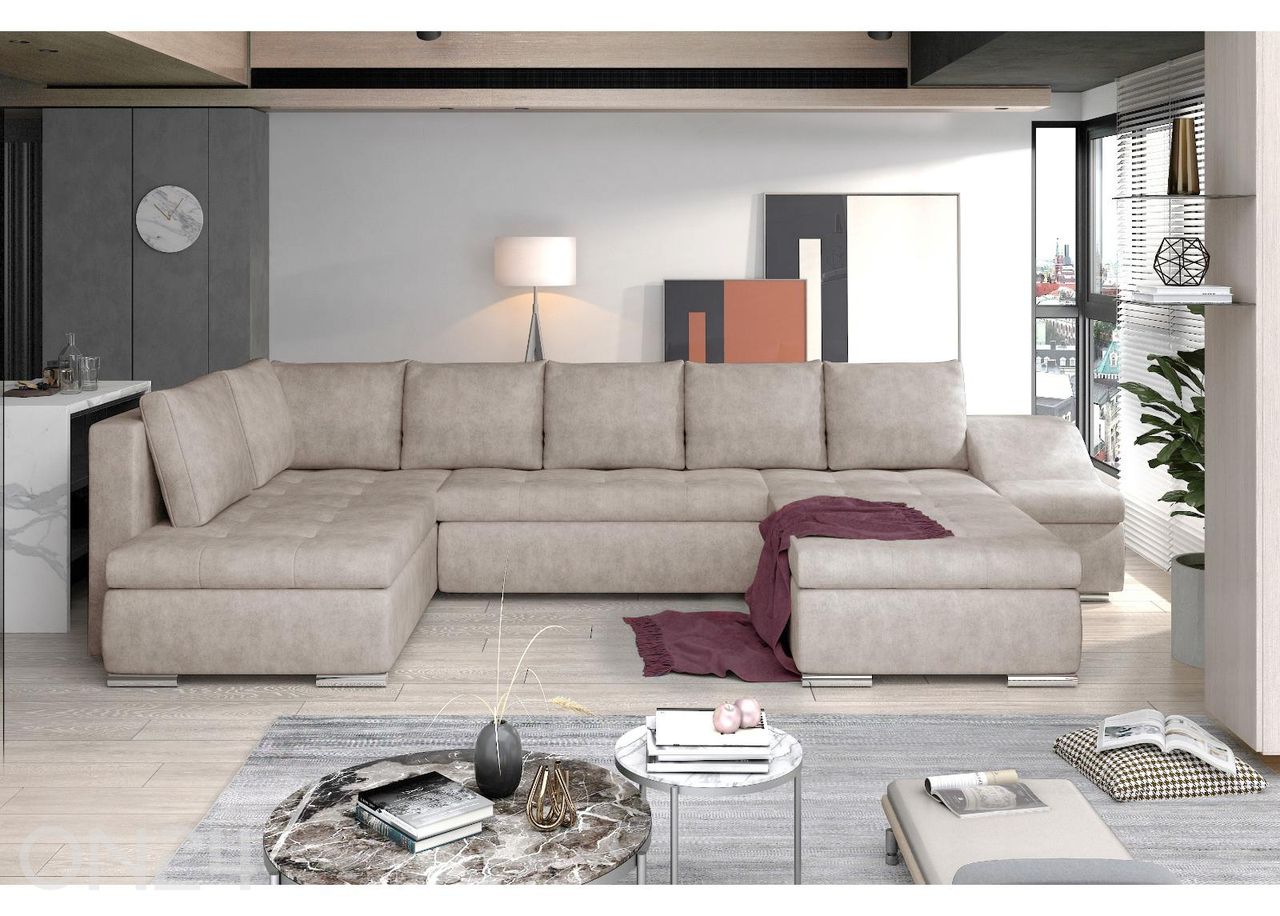 Pesukastiga nurgadiivanvoodi Giovanni suurendatud