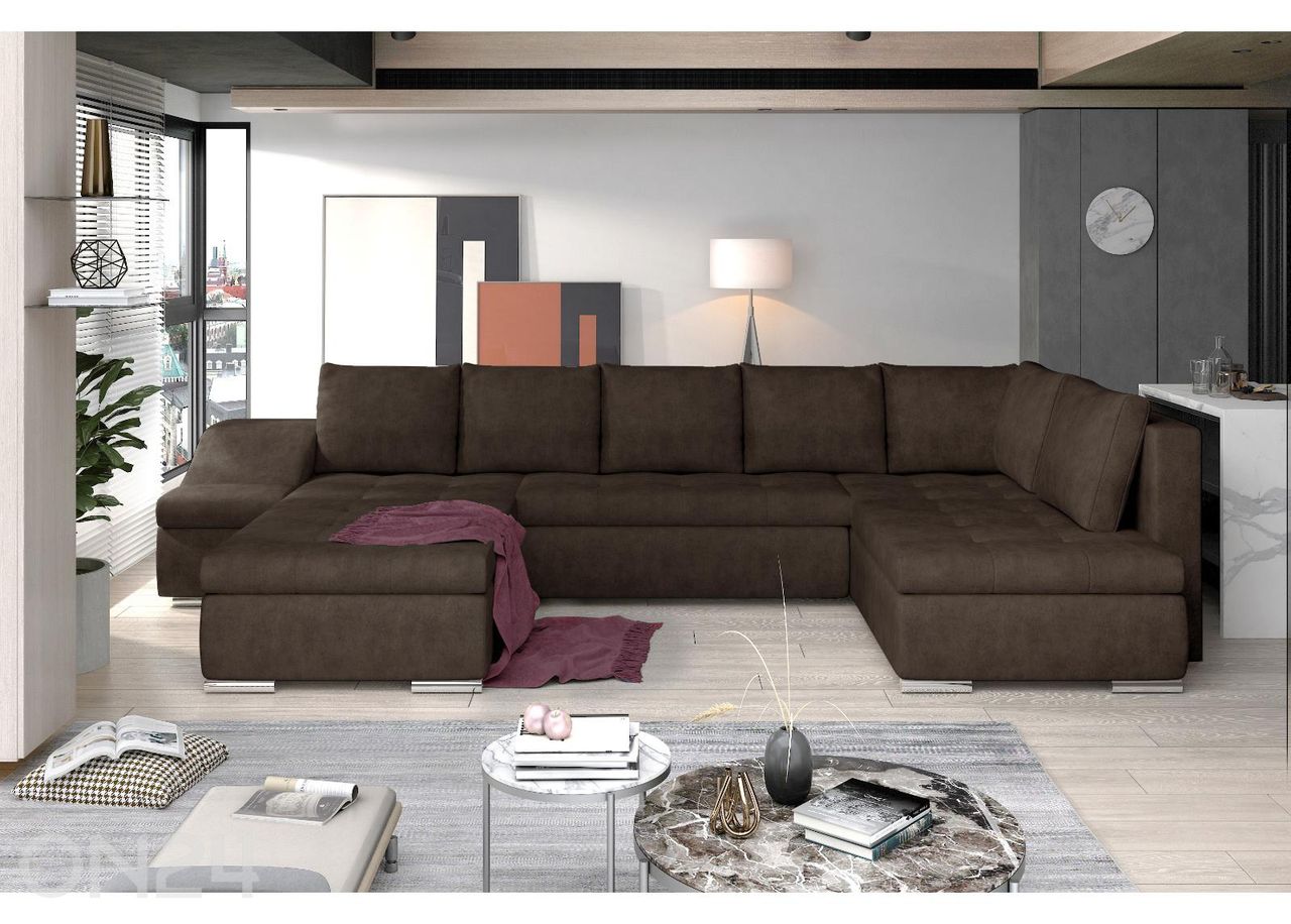 Pesukastiga nurgadiivanvoodi Giovanni suurendatud