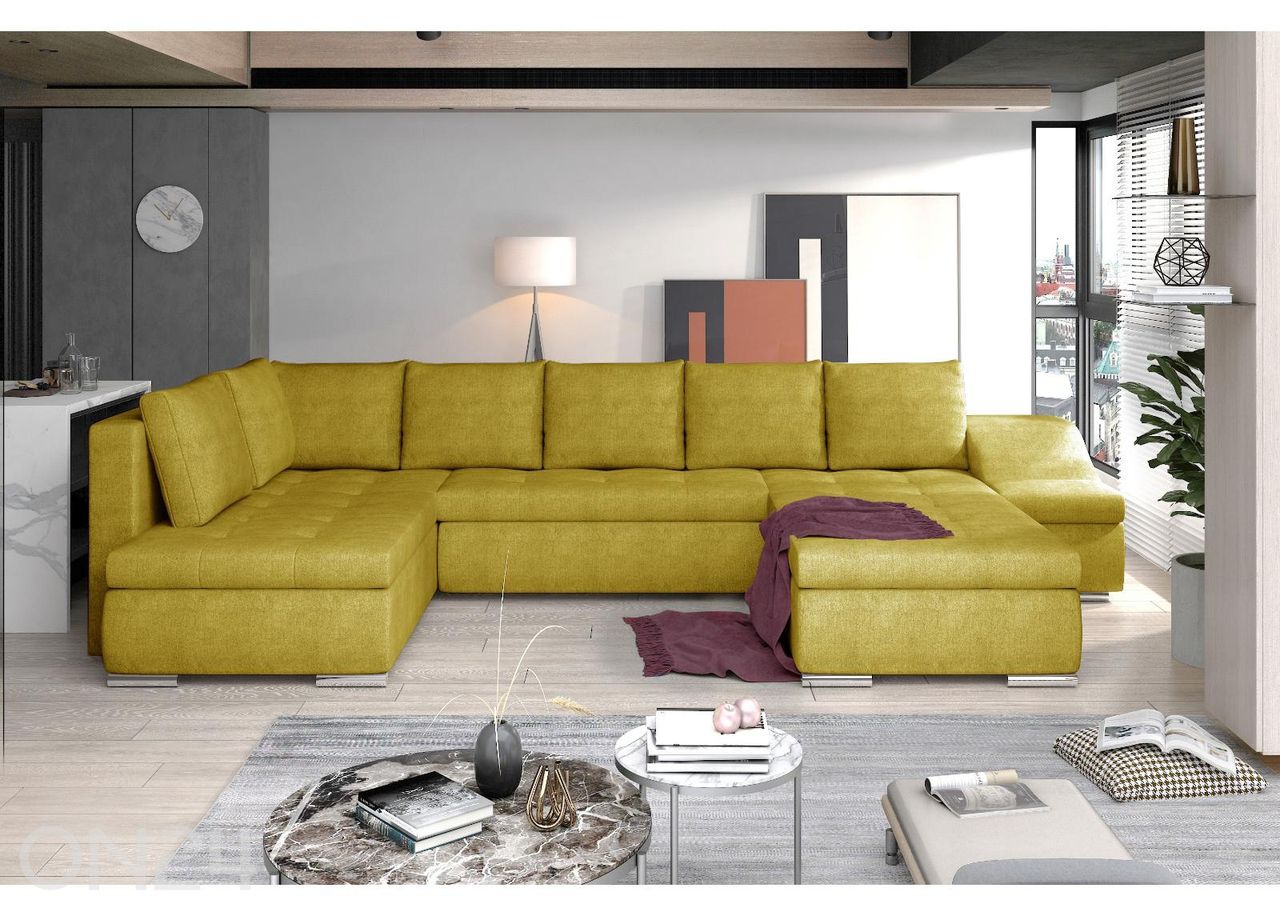 Pesukastiga nurgadiivanvoodi Giovanni suurendatud