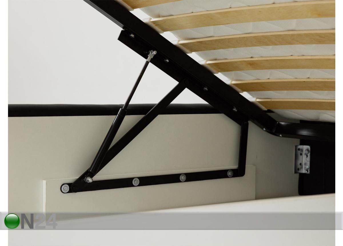 Pesukastiga voodi 140x200 cm suurendatud