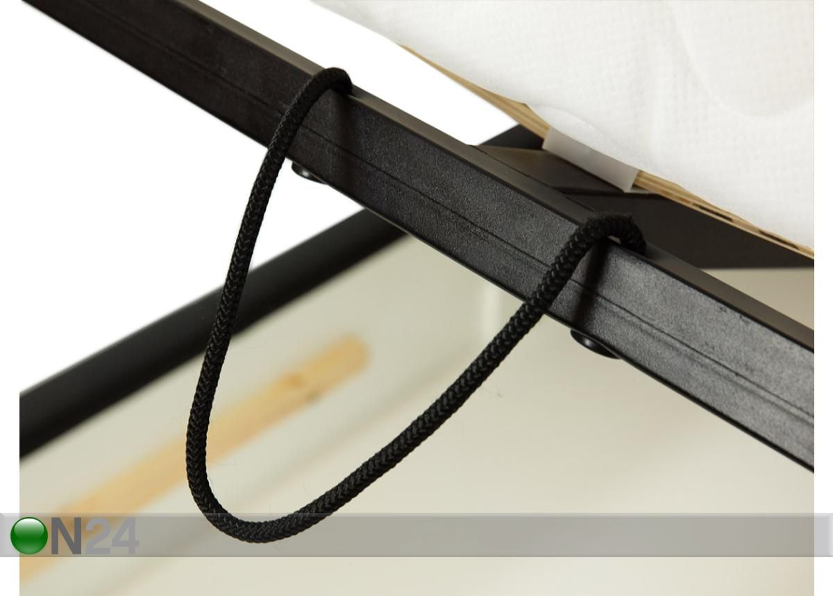 Pesukastiga voodi 140x200 cm suurendatud