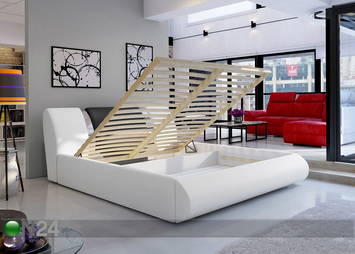 Pesukastiga voodi 180x200 cm suurendatud