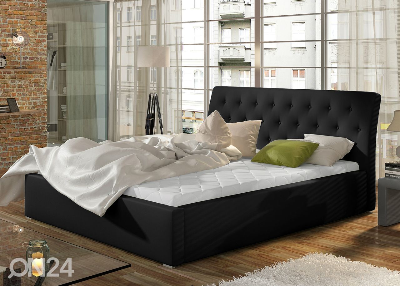 Pesukastiga voodi 200x200 cm suurendatud