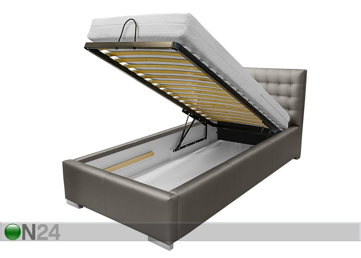 Pesukastiga voodi 90x200 cm suurendatud