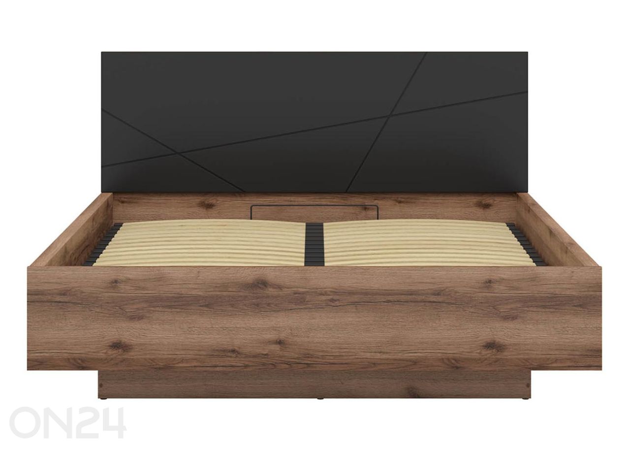 Pesukastiga voodi Forn 160x200 cm suurendatud