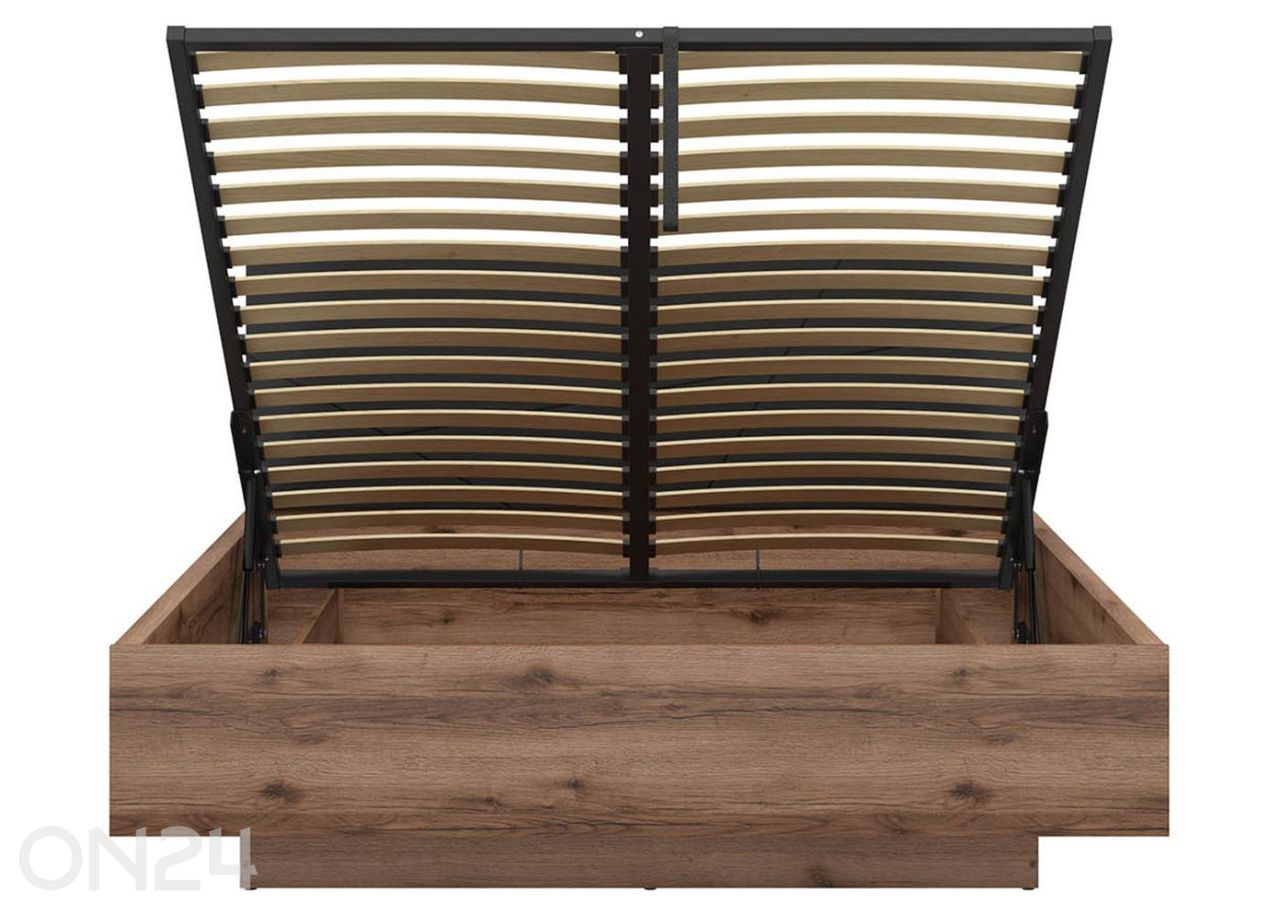 Pesukastiga voodi Forn 160x200 cm suurendatud