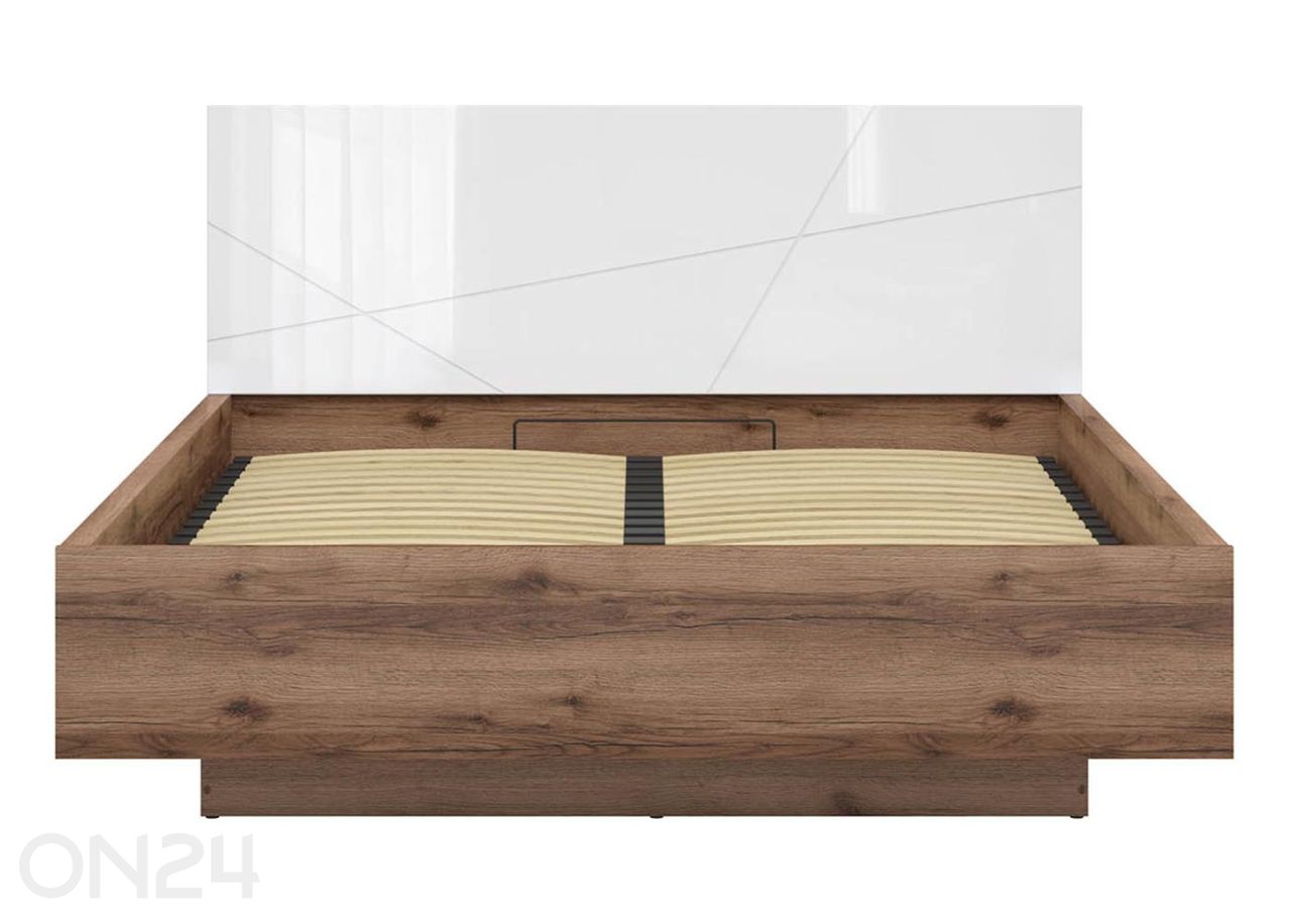 Pesukastiga voodi Forn 160x200 cm suurendatud