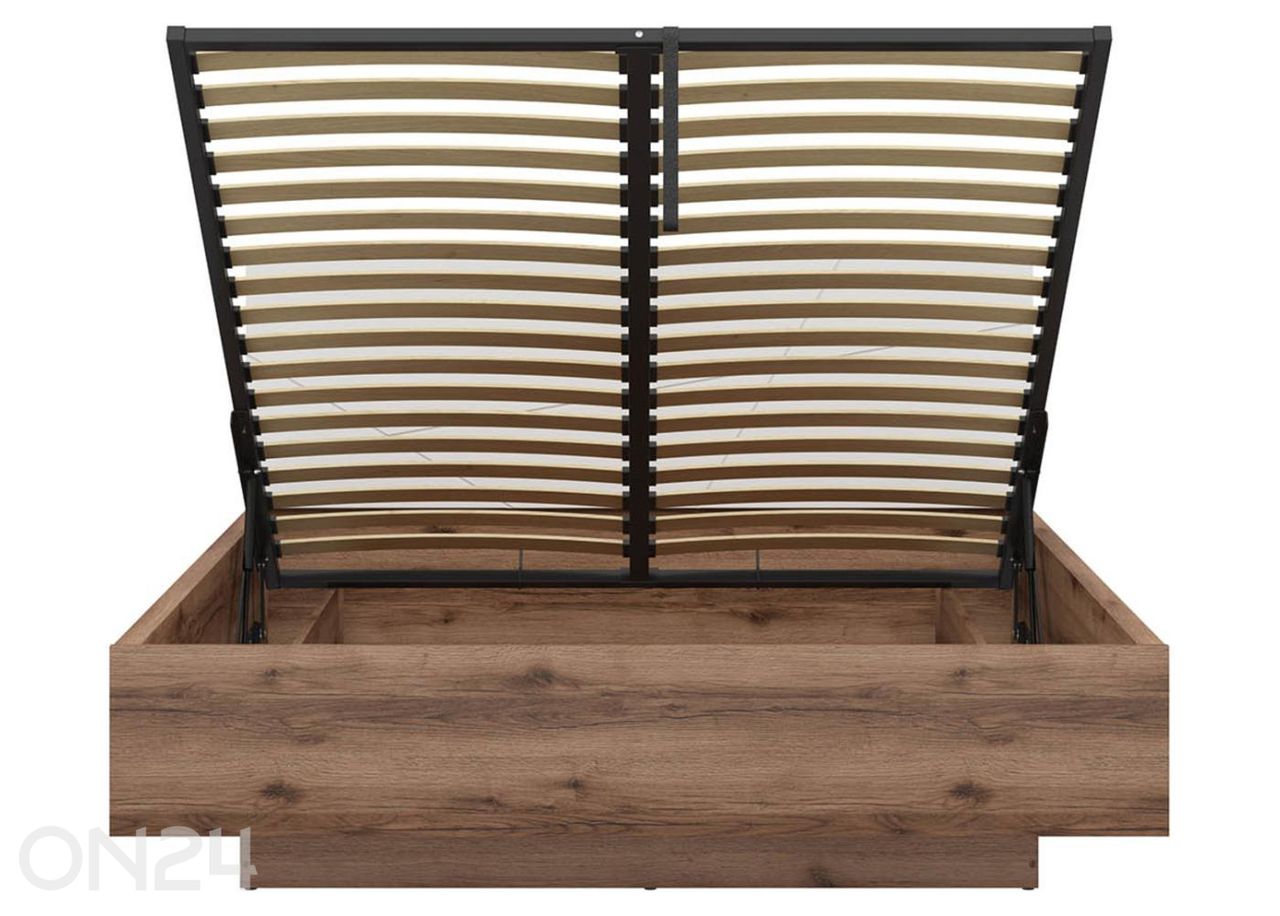 Pesukastiga voodi Forn 160x200 cm suurendatud