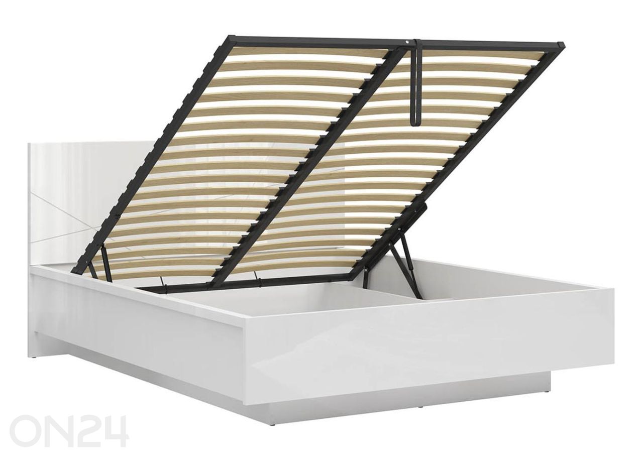 Pesukastiga voodi Forn 160x200 cm suurendatud