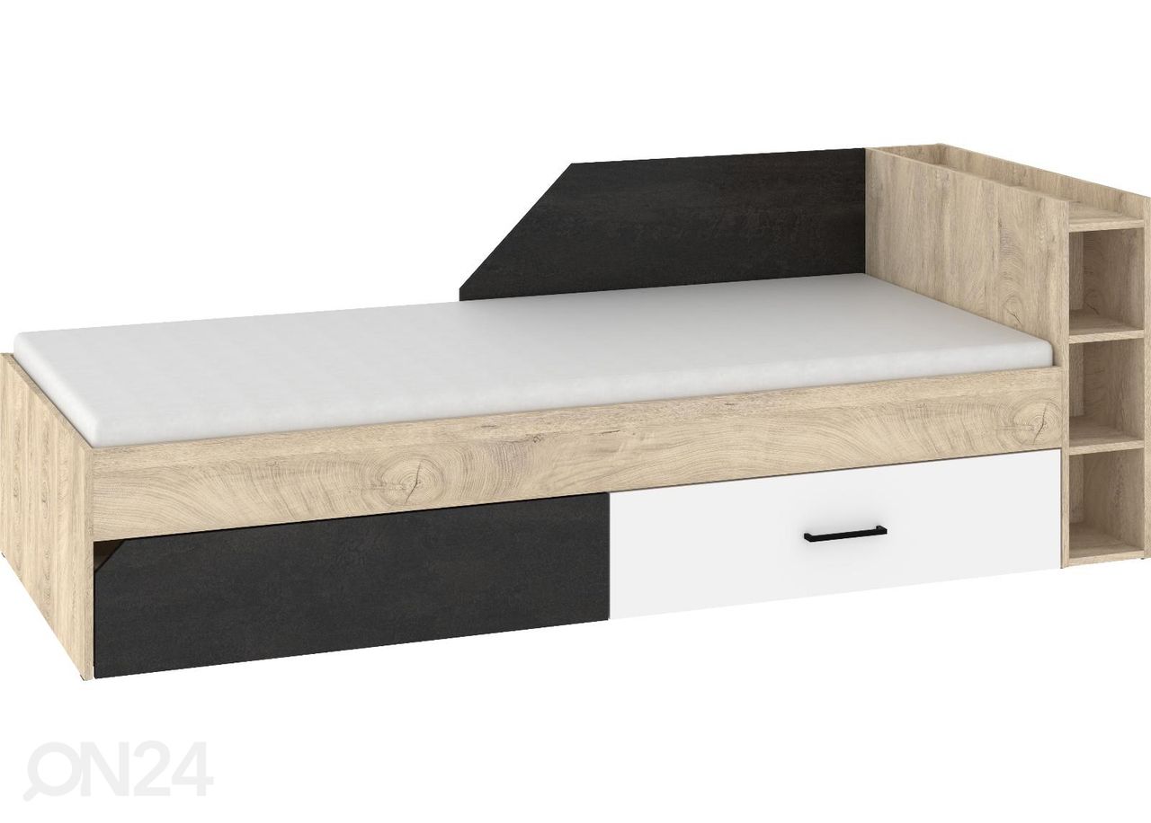 Pesukastiga voodi Pax 90x200 cm suurendatud