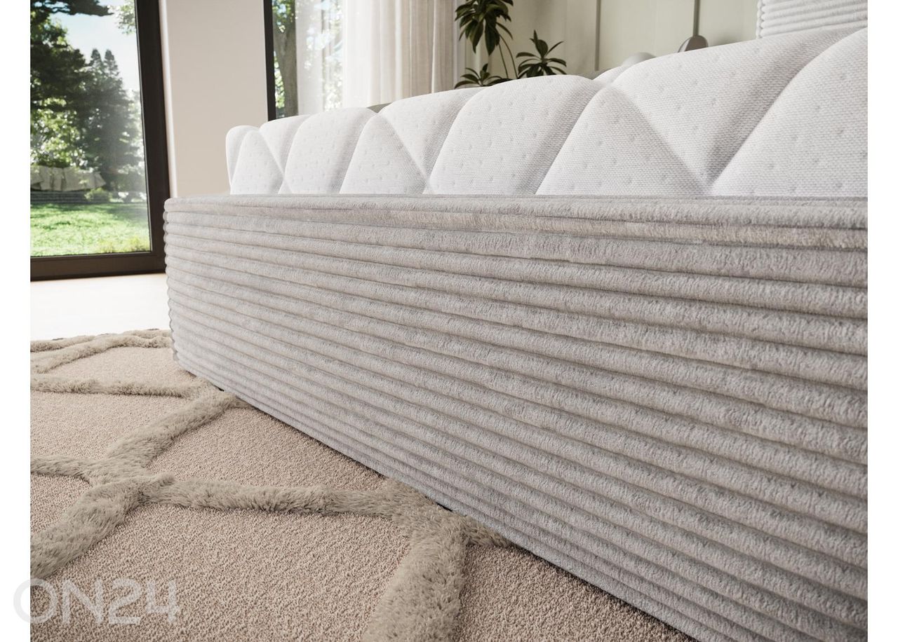 Pesukastiga voodi Pesillo 140x200 cm suurendatud