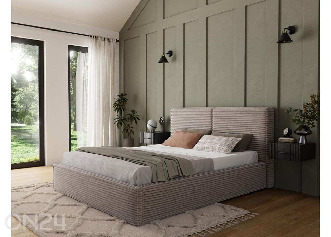 Pesukastiga voodi Pesillo 160x200 cm suurendatud