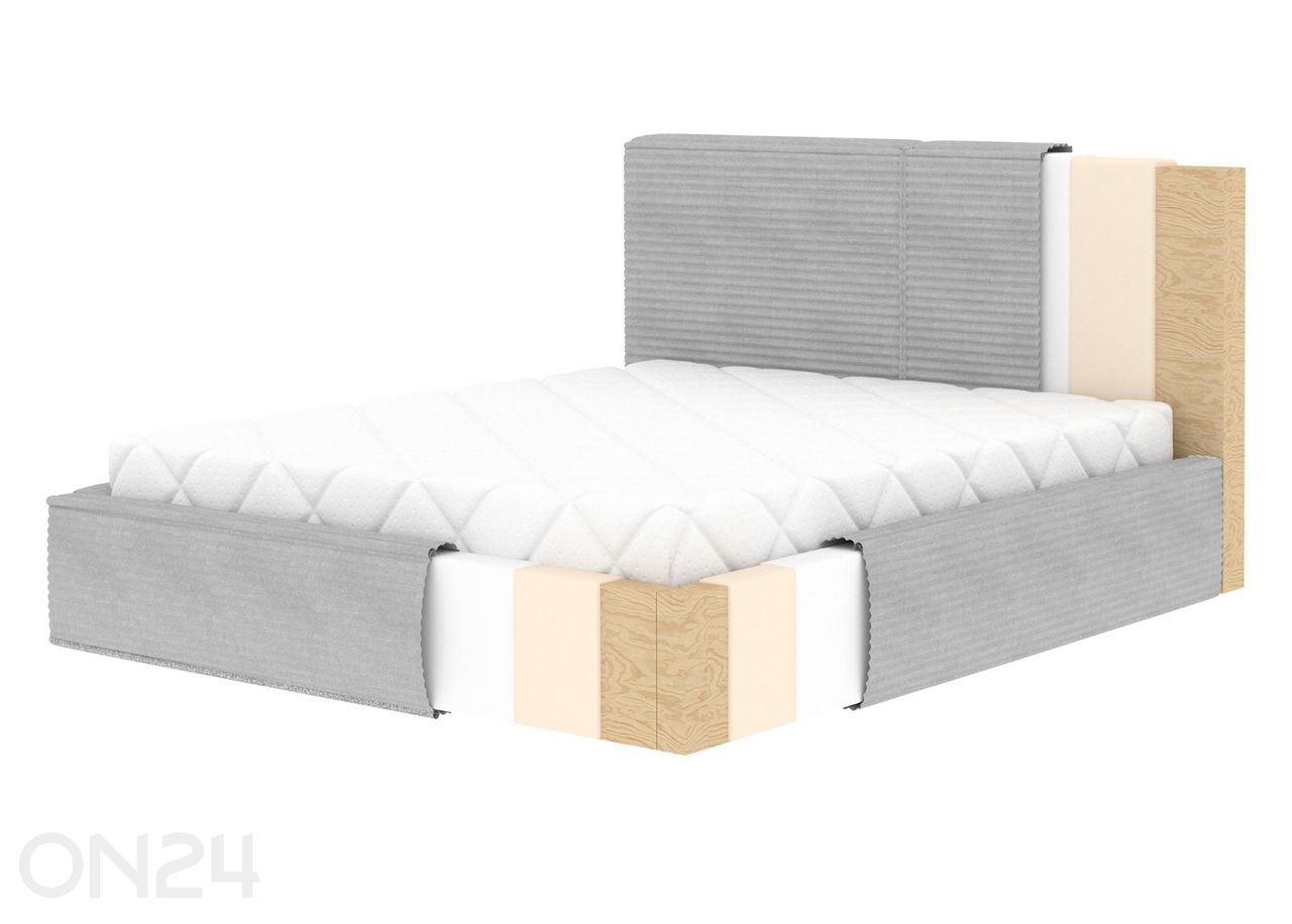 Pesukastiga voodi Pesillo 180x200 cm suurendatud