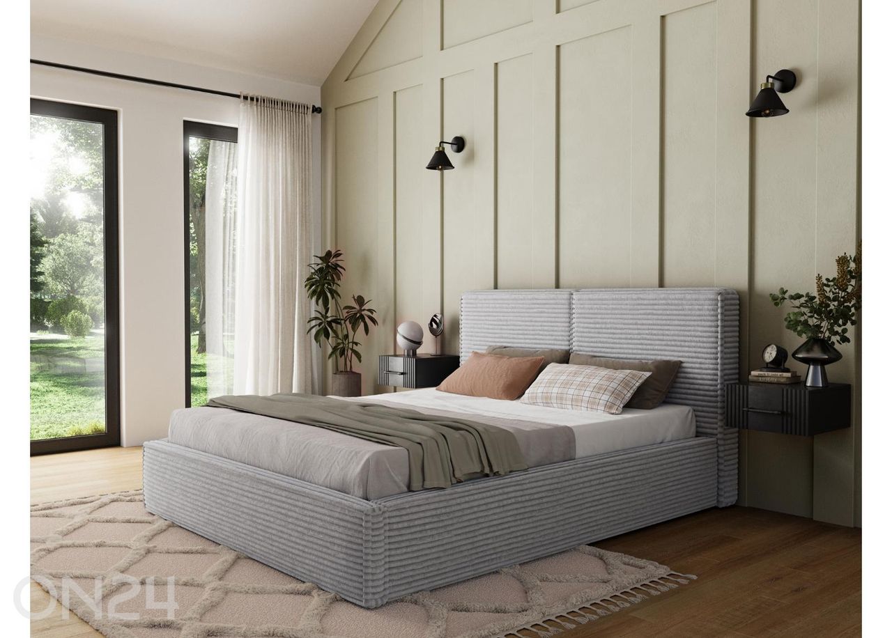 Pesukastiga voodi Pesillo 180x200 cm suurendatud