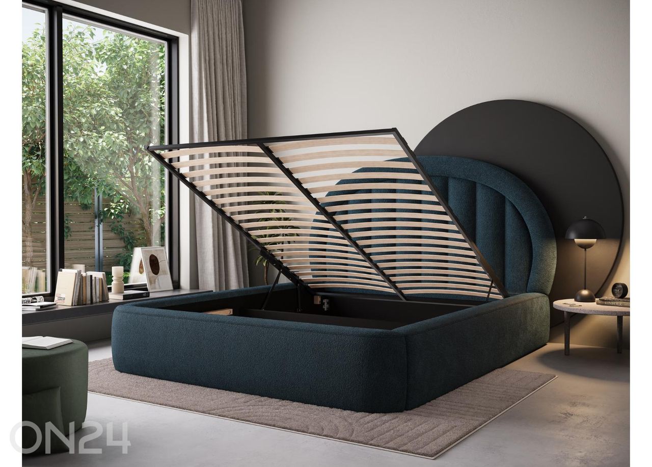 Pesukastiga voodi Tapedo 140x200 cm suurendatud