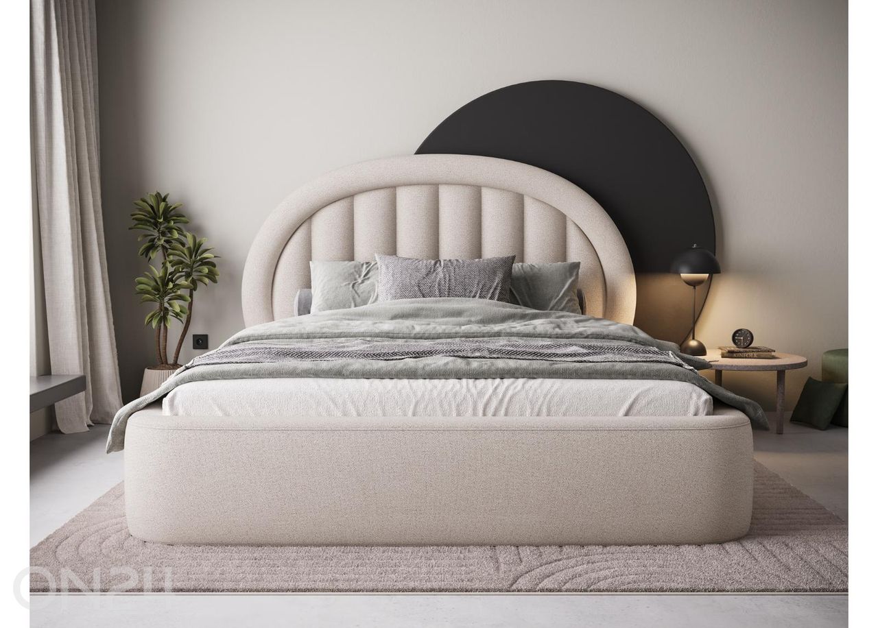 Pesukastiga voodi Tapedo 140x200 cm suurendatud