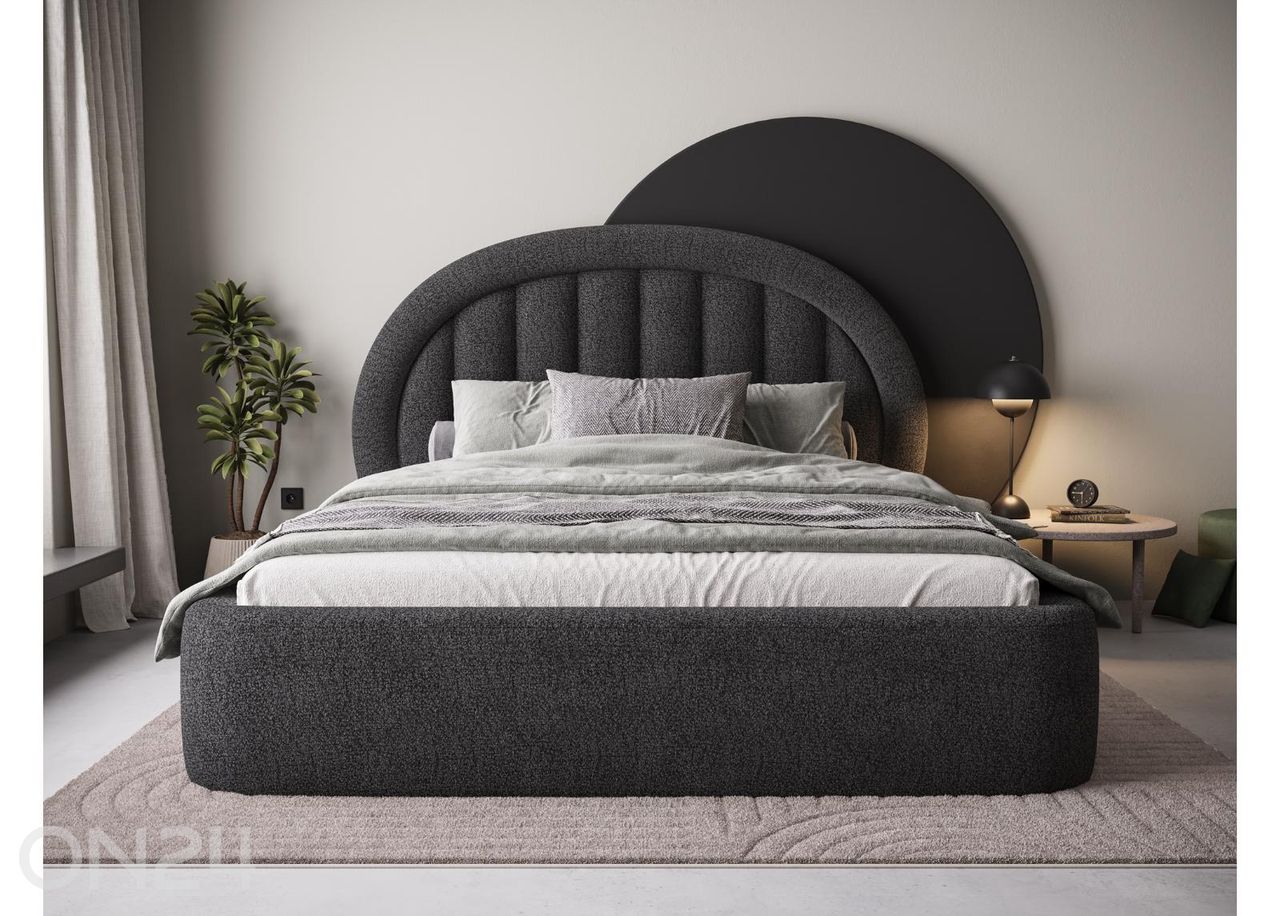 Pesukastiga voodi Tapedo 140x200 cm suurendatud