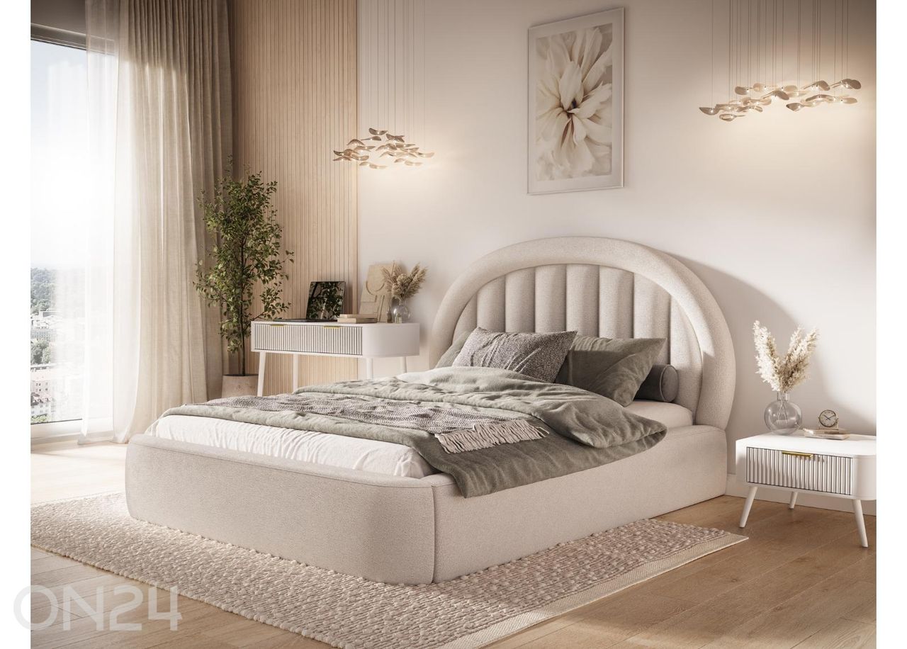 Pesukastiga voodi Tapedo 160x200 cm suurendatud