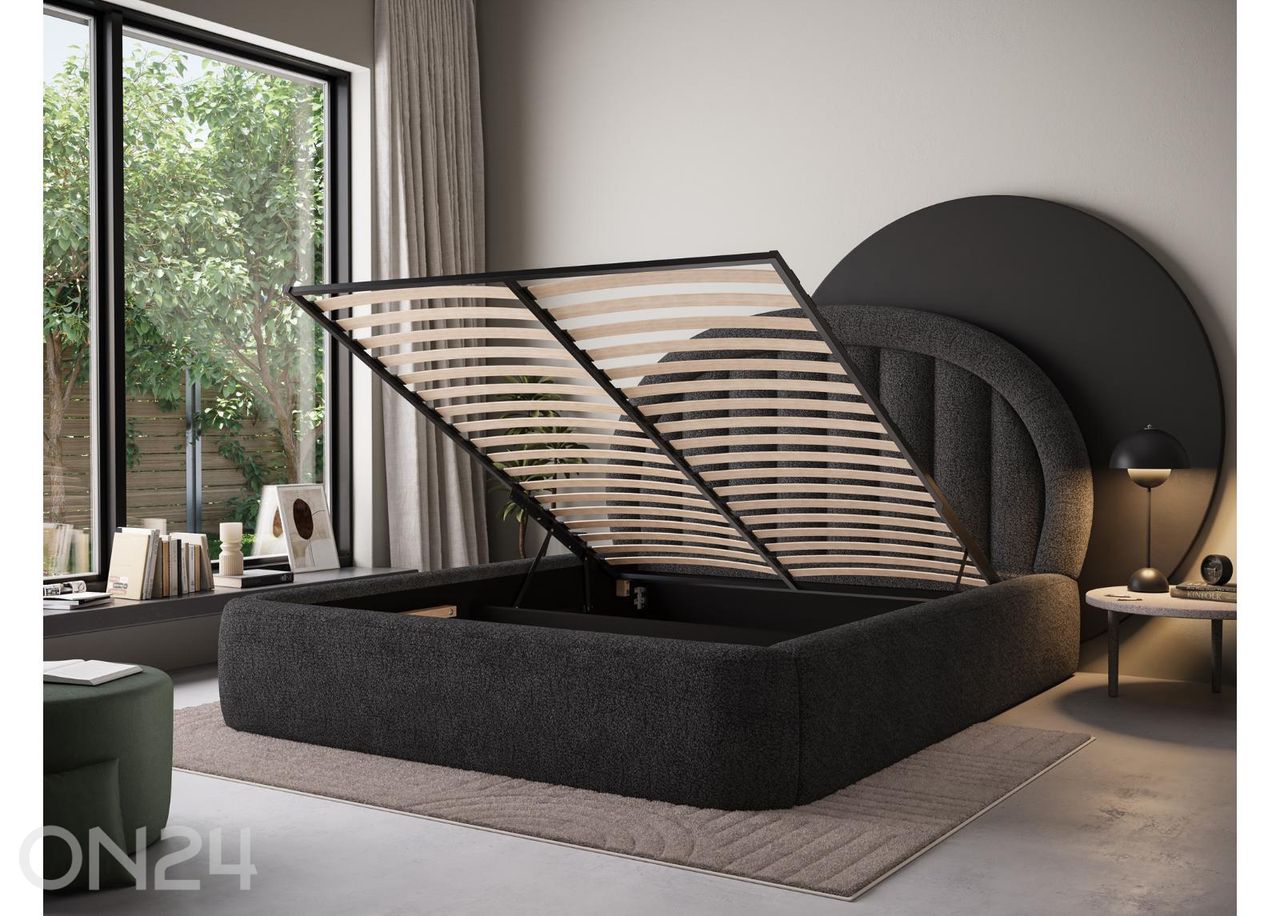 Pesukastiga voodi Tapedo 160x200 cm suurendatud