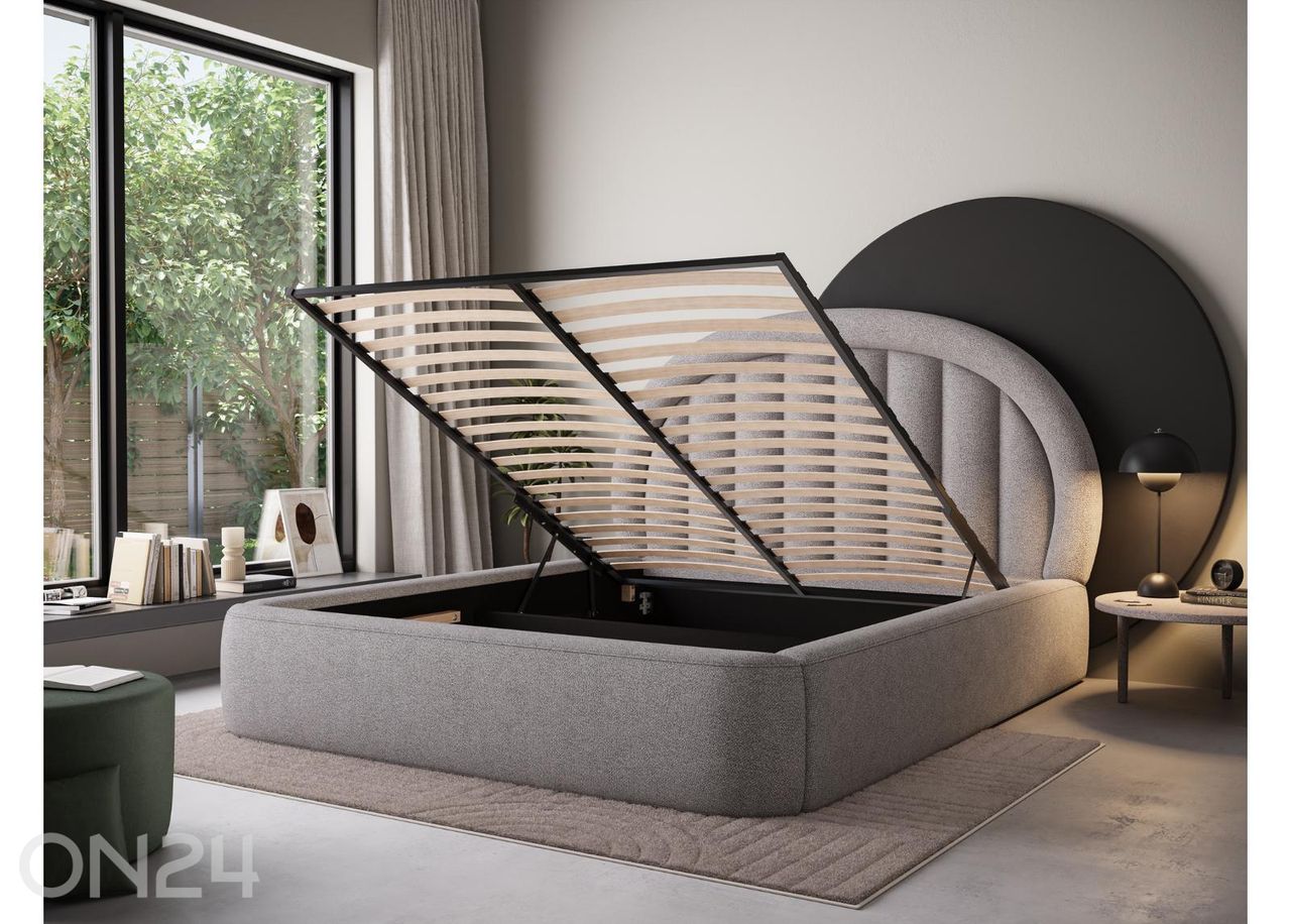 Pesukastiga voodi Tapedo 160x200 cm suurendatud