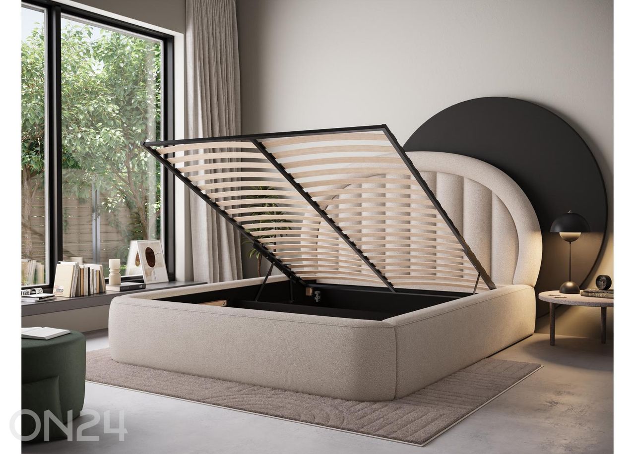 Pesukastiga voodi Tapedo 180x200 cm suurendatud