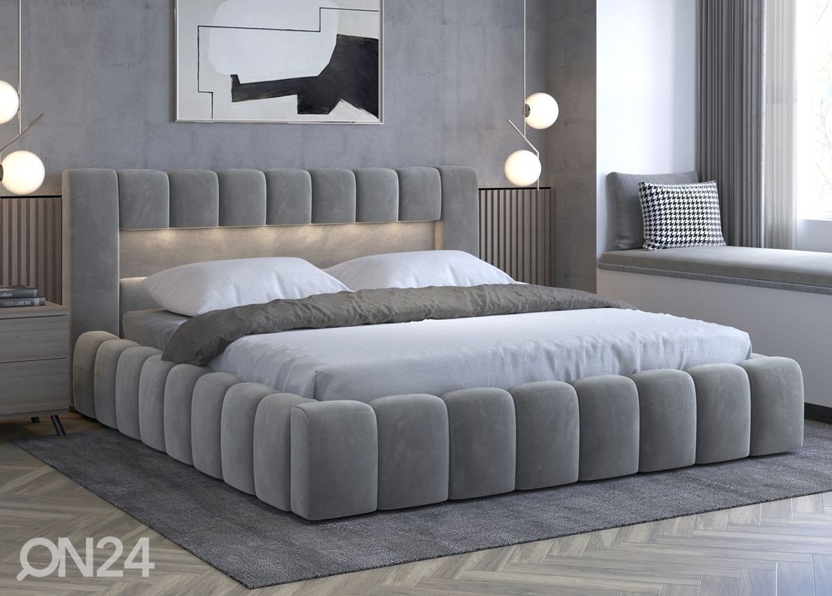 Pesukastiga voodi Victoria 160x200 cm suurendatud