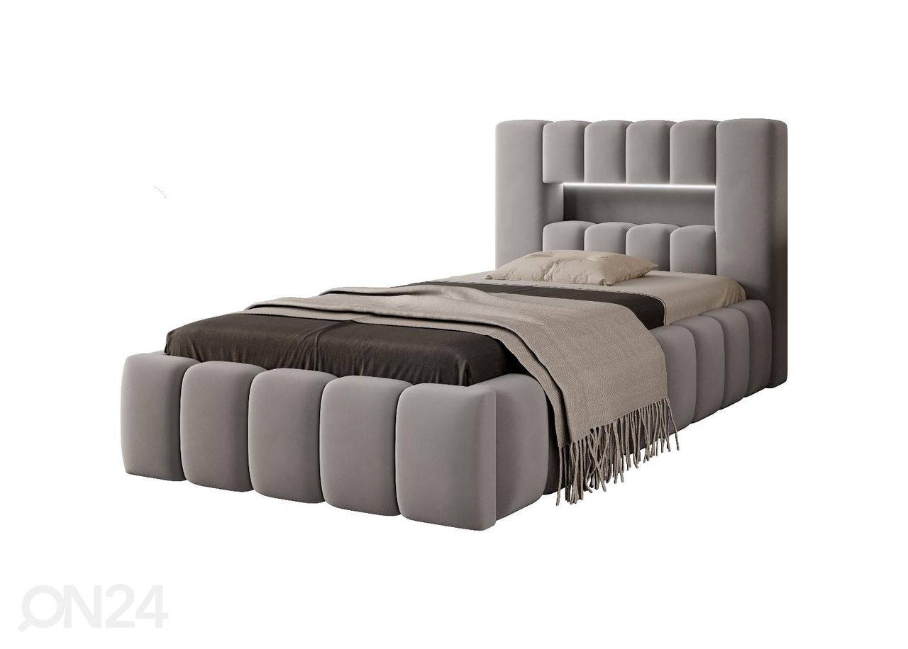 Pesukastiga voodi Victoria 90x200 cm suurendatud