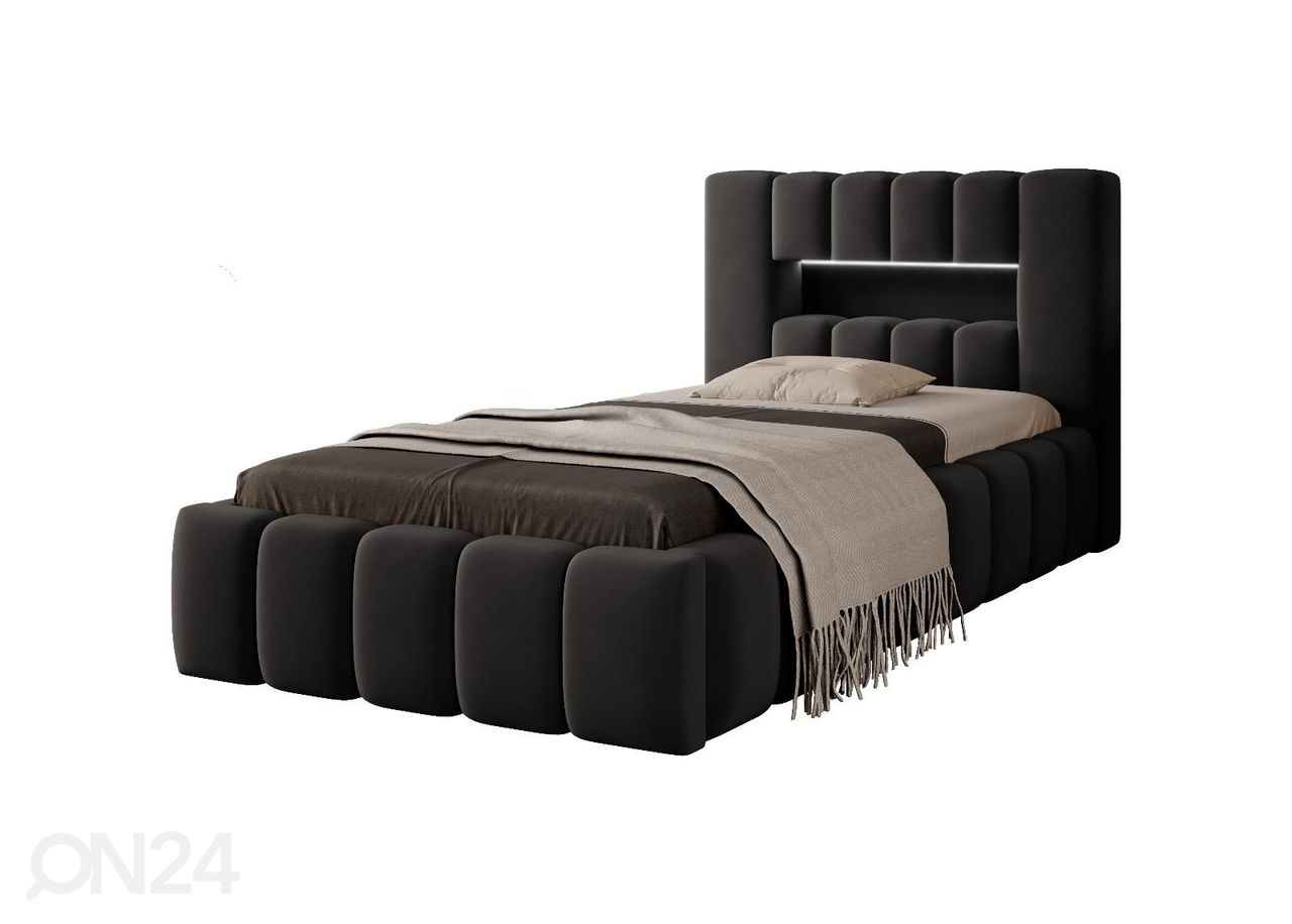 Pesukastiga voodi Victoria 90x200 cm suurendatud